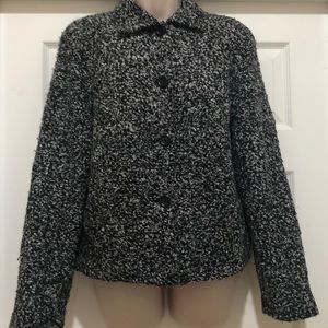 EUC Sag Harbor Tweed Boucle Jacket Size 12